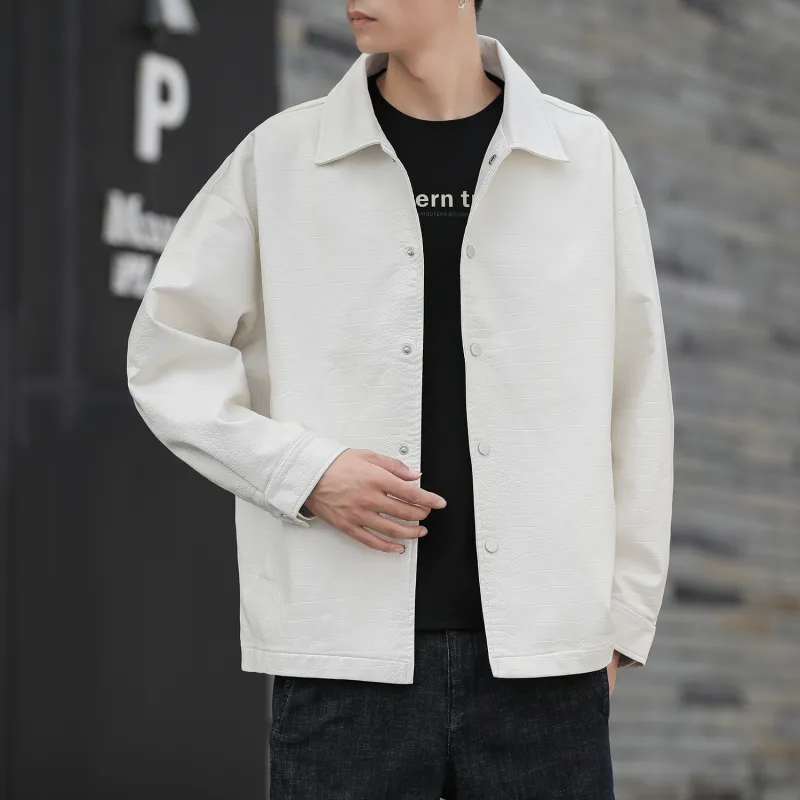 Luosamen Leather Jackets Unisex-11