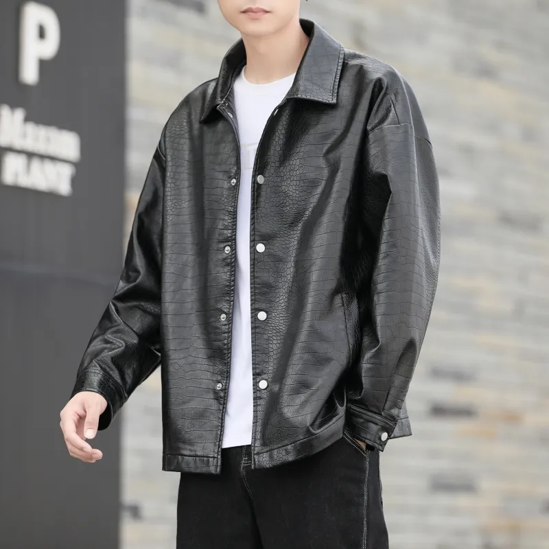 Luosamen Leather Jackets Unisex-5