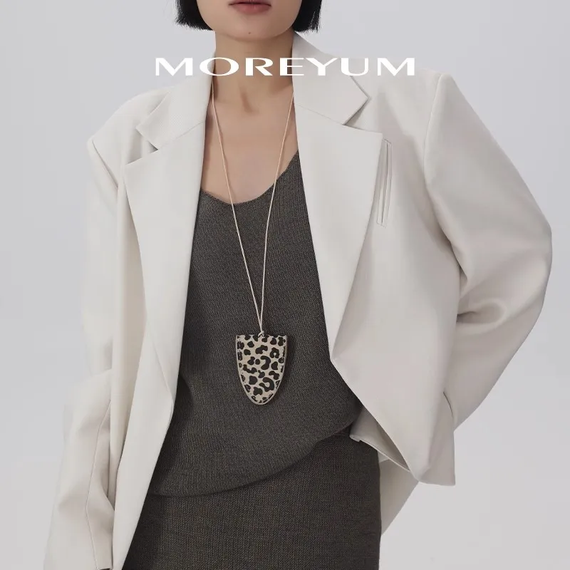 MUYANG Leather Suede Necklaces Women's-1