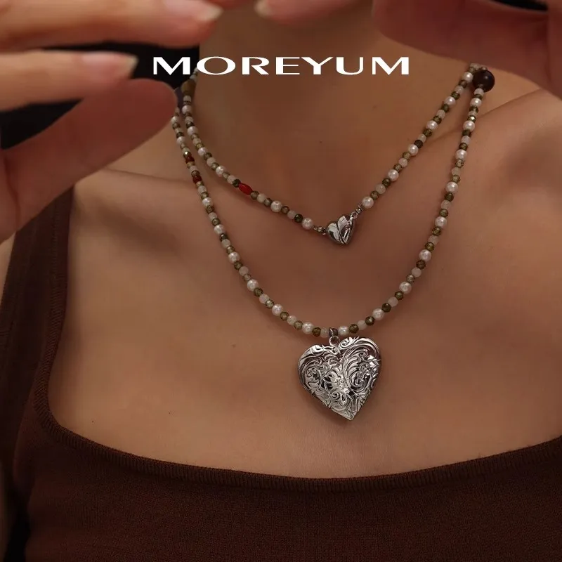 MUYANG Titanium Steel Necklaces Women's-2
