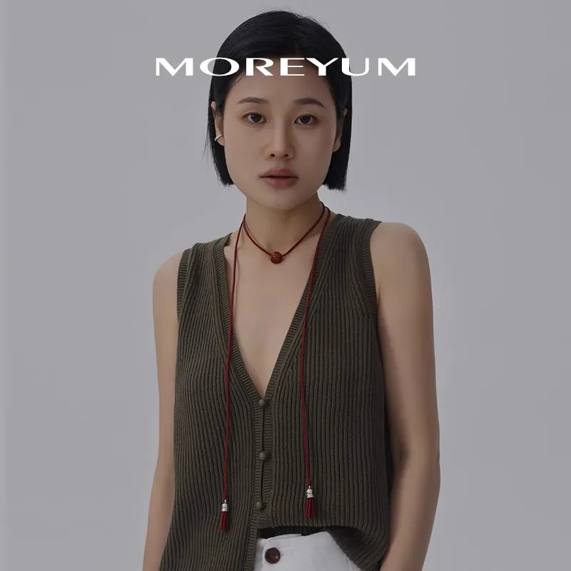MUYANG Leather Necklaces Women's-3