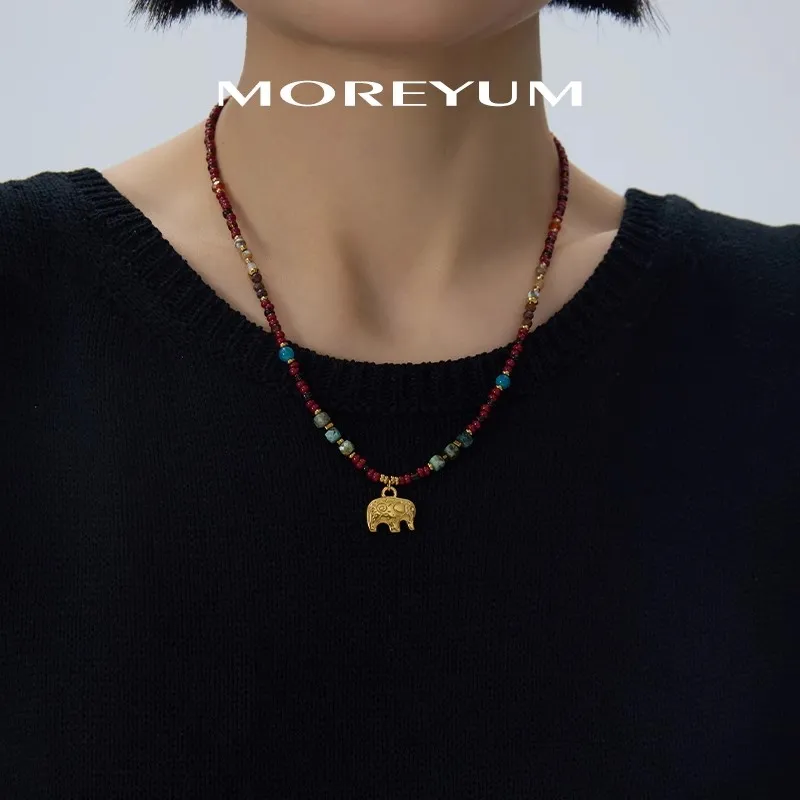 MUYANG Titanium Steel Necklaces Women's-4