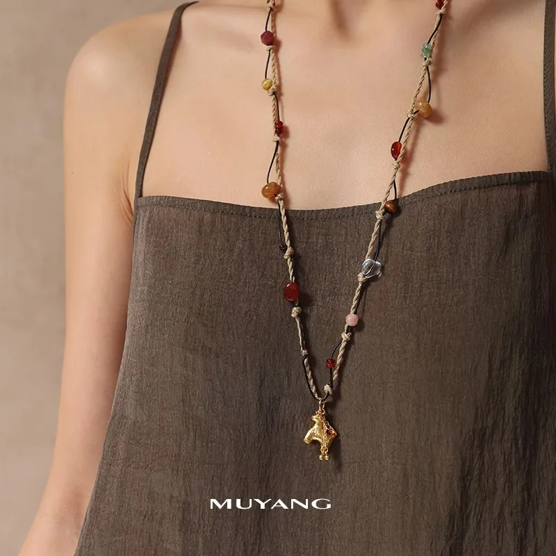 MUYANG Copper Alloy Necklaces Women's-1