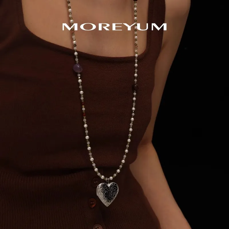MUYANG Titanium Steel Necklaces Women's-4