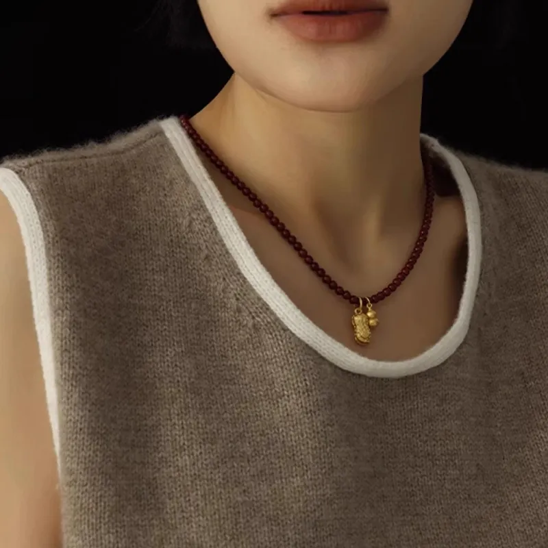 MUYANG Acrylic Necklaces Women's-5