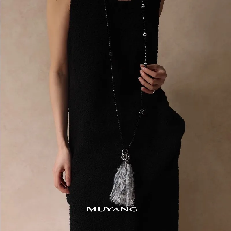MUYANG Titanium Steel Necklaces Women's-4