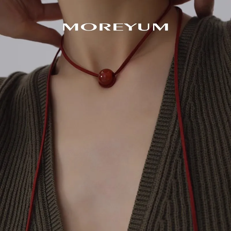 MUYANG Leather Necklaces Women's-1