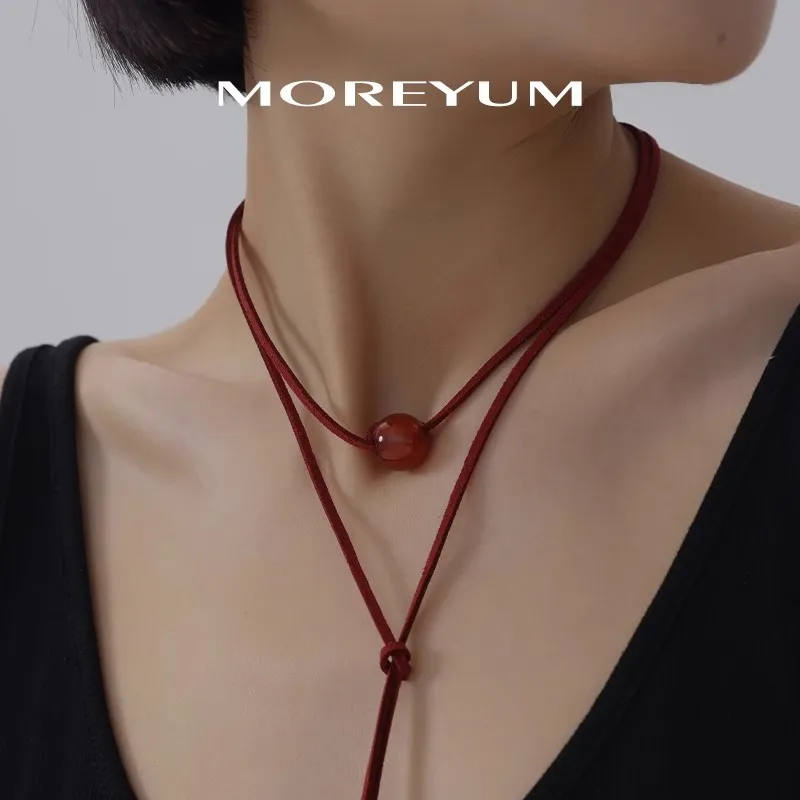 MUYANG Leather Necklaces Women's-2