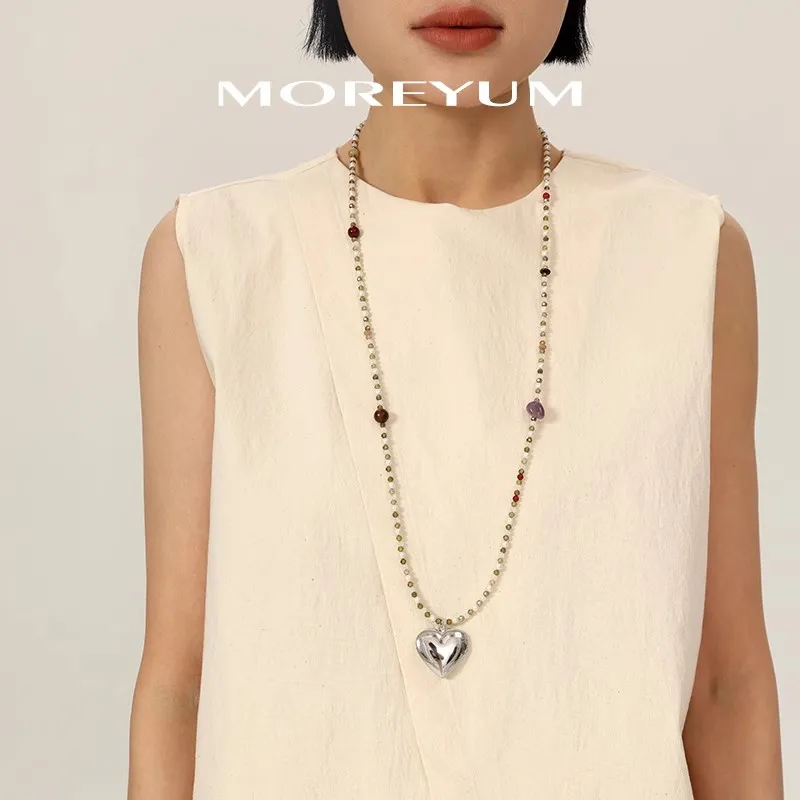 MUYANG Titanium Steel Necklaces Women's-1
