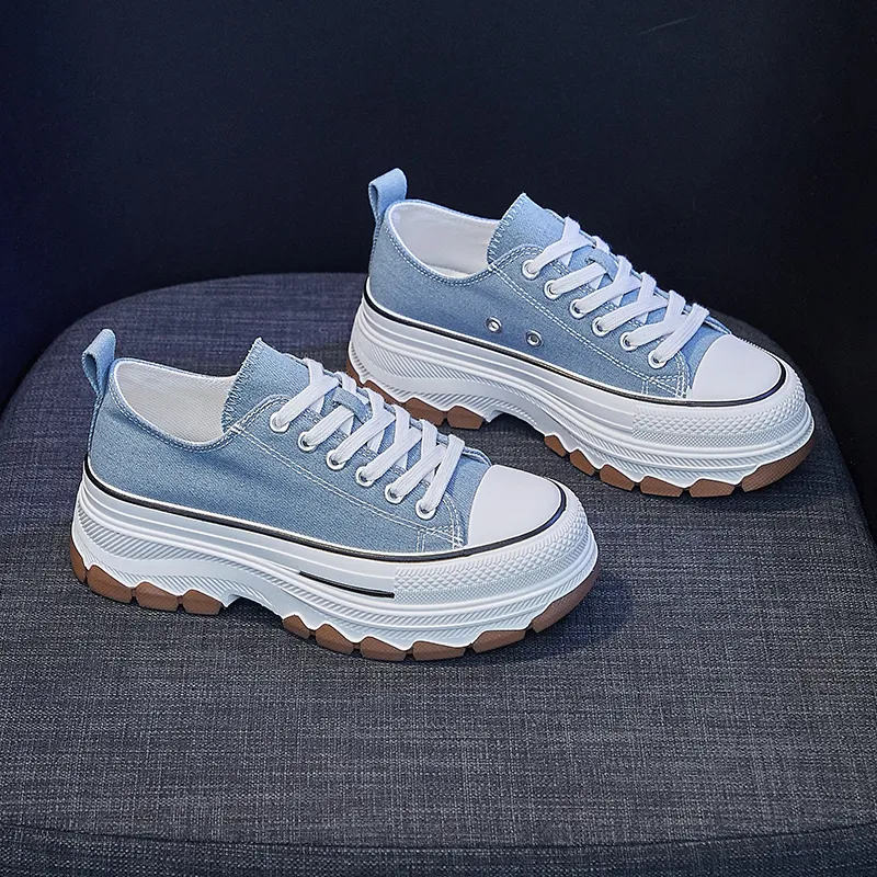 MEXICAN Slip Resistant, Abrasion Resistant, Coverage Height Increasing Low Top Canvas Shoes Women's-22