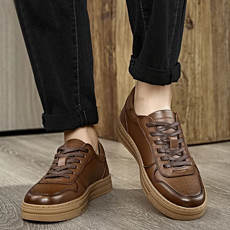 MEXICAN Anti Slip Wear Resistant Low Top Skateboard Shoes Men's-2