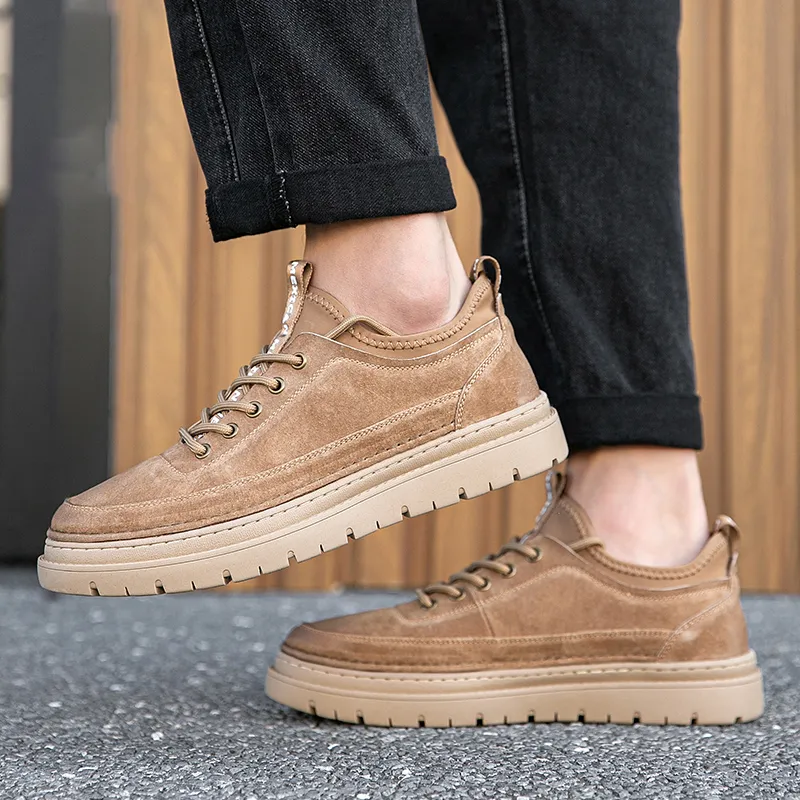 MEXICAN Anti Slip Wear Resistant Low Top Skateboard Shoes Men's-4