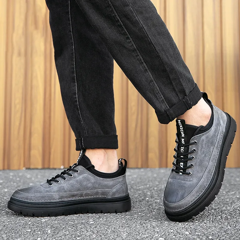 MEXICAN Anti Slip Wear Resistant Low Top Skateboard Shoes Men's-1