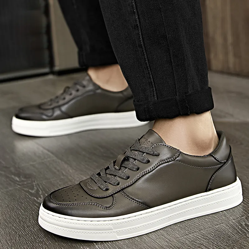 MEXICAN Anti Slip Wear Resistant Low Top Skateboard Shoes Men's-5