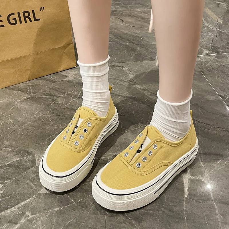 MEXICAN Slip Resistant, Abrasion Resistant, Lightweight, Height Increasing Low Top Canvas Shoes Women's-17
