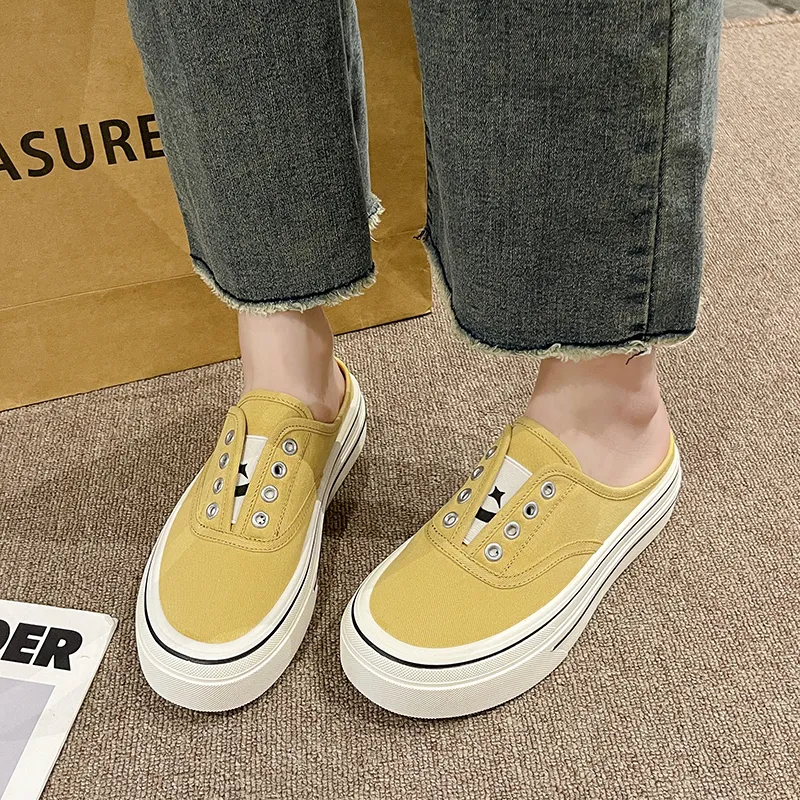 MEXICAN Rubber Sole Slip Resistant Abrasion Resistant Closed Toe Slippers Women's-17