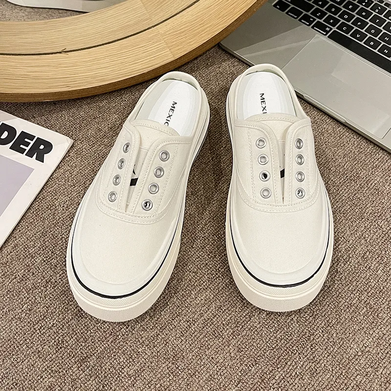 MEXICAN Rubber Sole Slip Resistant Abrasion Resistant Closed Toe Slippers Women's-7