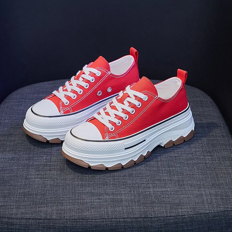 MEXICAN Slip Resistant, Abrasion Resistant, Coverage Height Increasing Low Top Canvas Shoes Women's-11