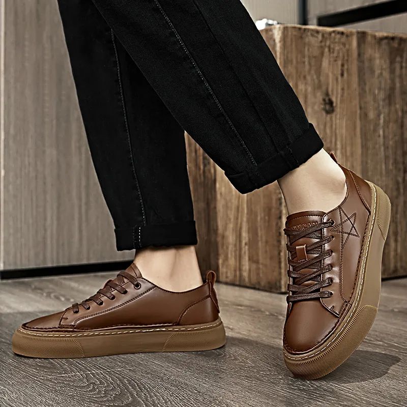 MEXICAN Anti Slip Wear Resistant Low Top Skateboard Shoes Men's-1