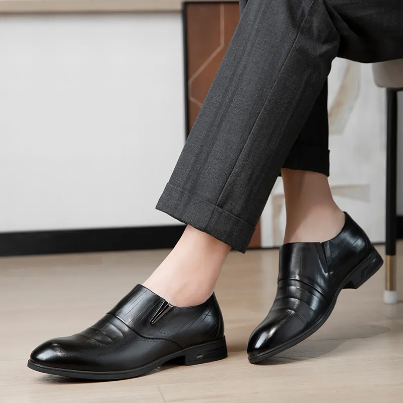 MEXICAN Dress Shoes Men's Black-3
