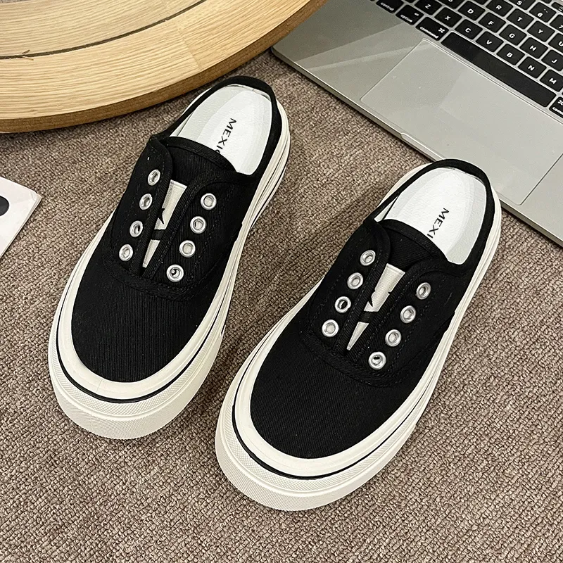 MEXICAN Rubber Sole Slip Resistant Abrasion Resistant Closed Toe Slippers Women's-1