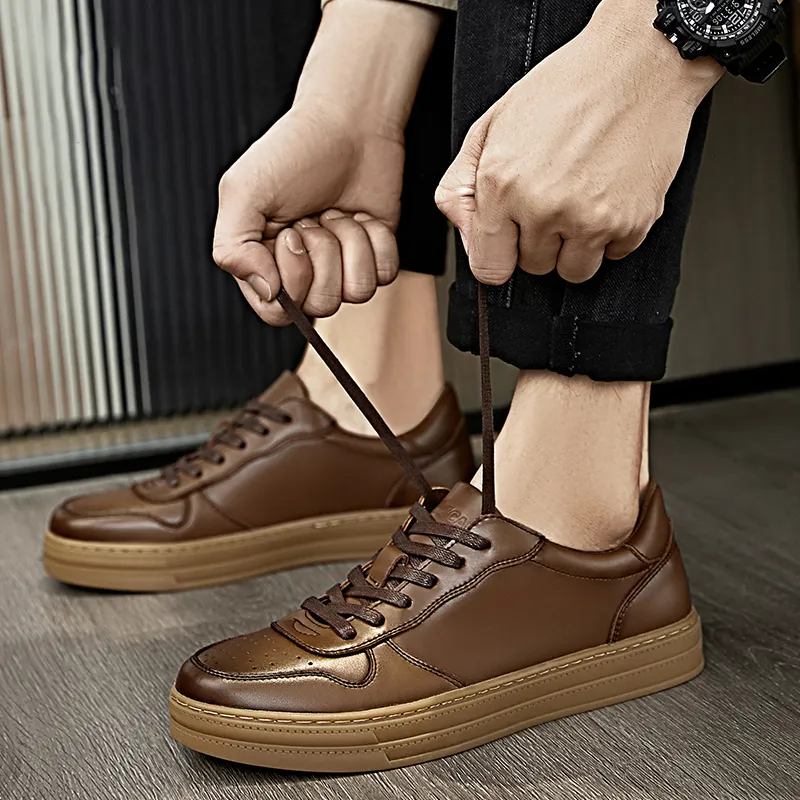 MEXICAN Anti Slip Wear Resistant Low Top Skateboard Shoes Men's-3