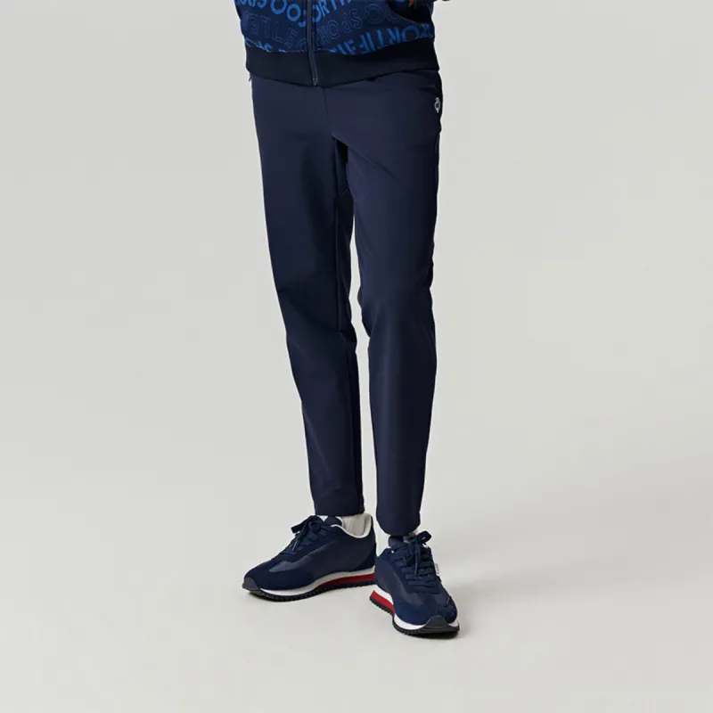 Le Coq Sportif Knitted Sweatpants Men's Navy Blue-3