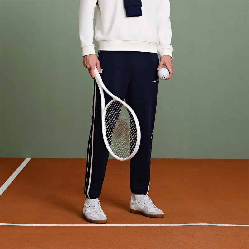 Le Coq Sportif Knitted Sweatpants Men's Marine Blue-4
