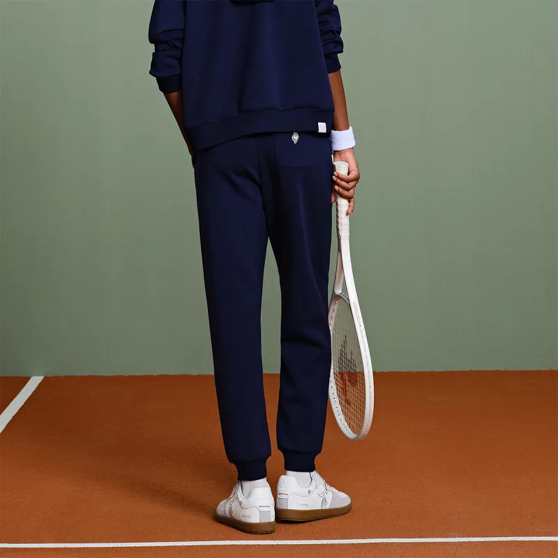 Le Coq Sportif Knitted Sweatpants Women's Marine Blue-4