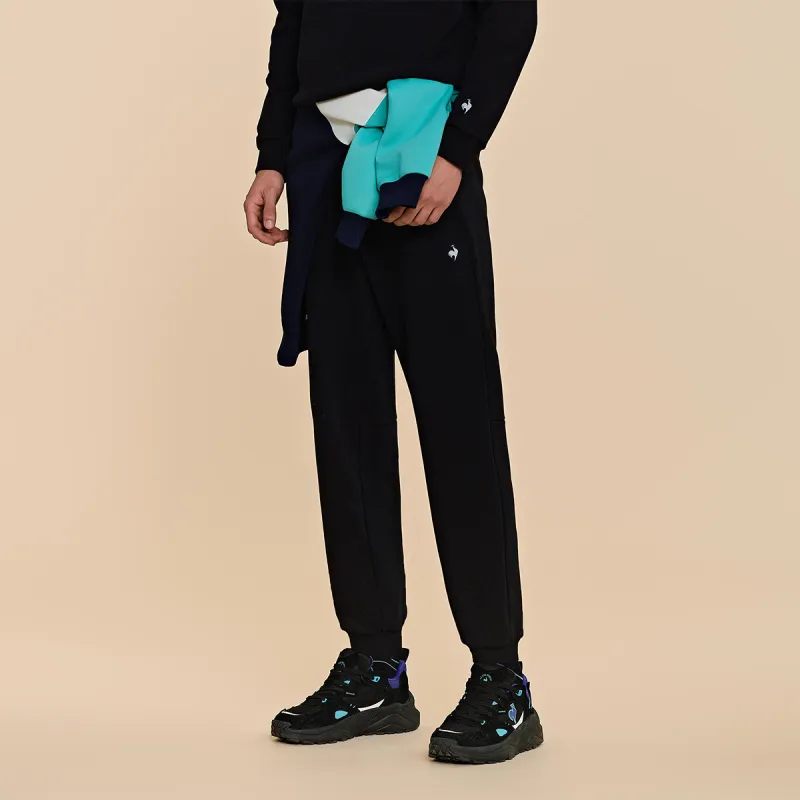 Le Coq Sportif Knitted Sports Pants Men's Dazzle Black-2-2