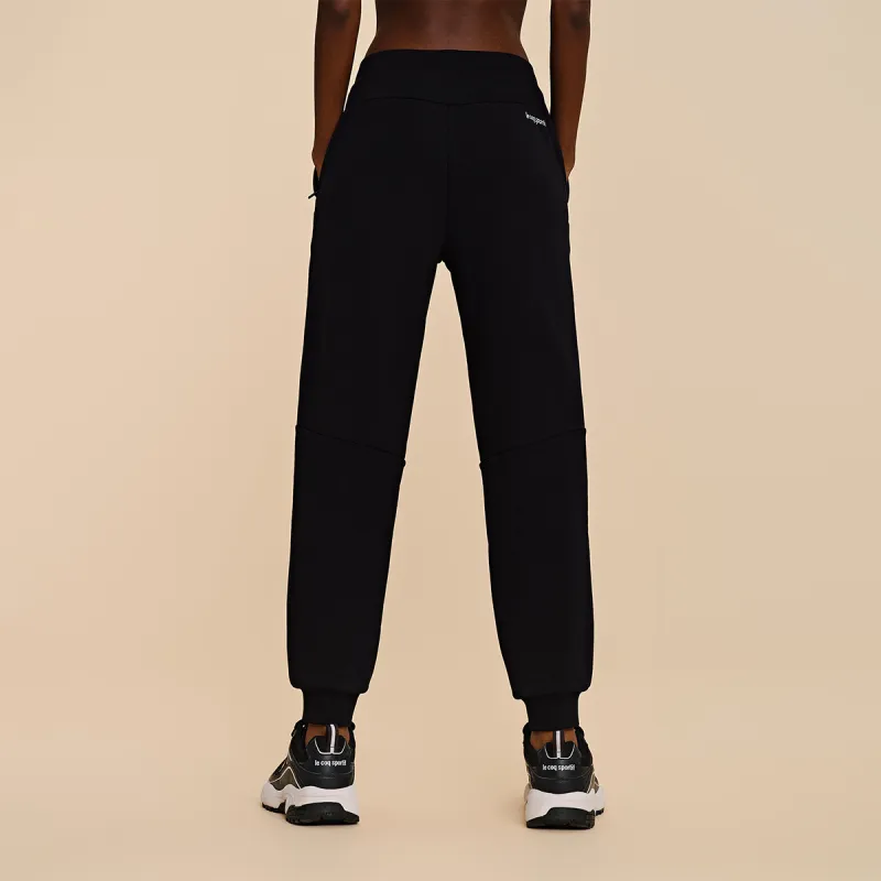 Le Coq Sportif Knitted Sports Pants Women's Dazzle Black-3