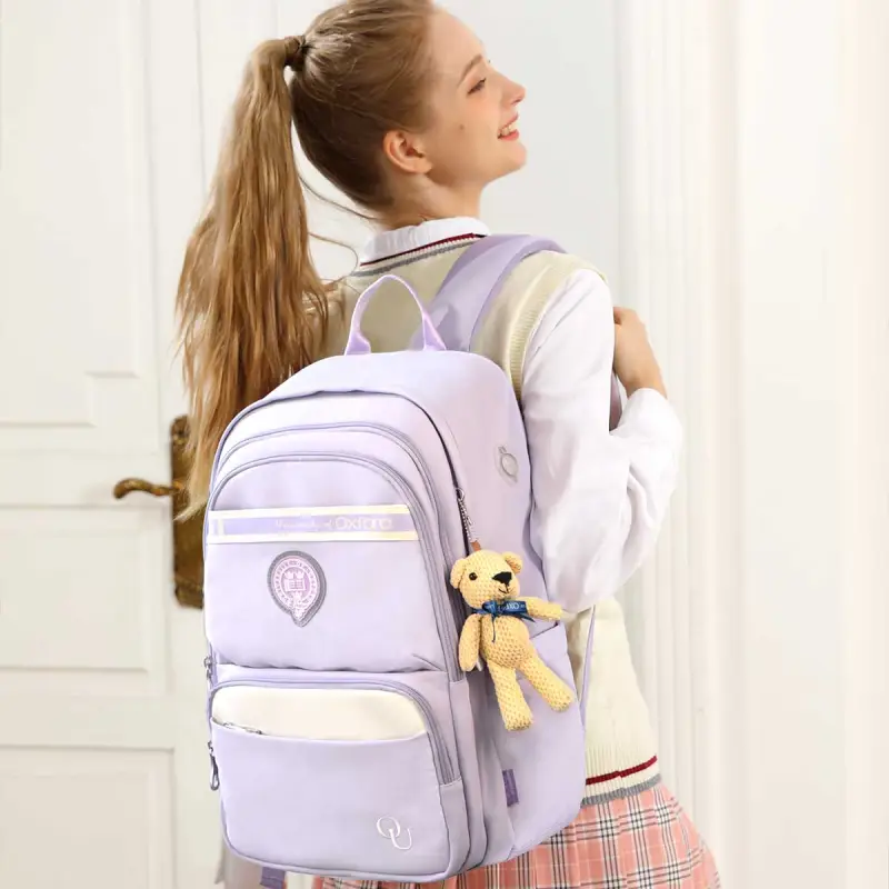 UNIVERSITY OF OXFORD Fabric Student Bag Regular Women's Purple Taro-2