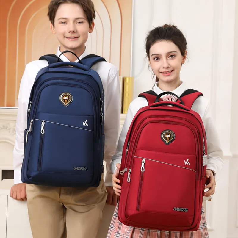 UNIVERSITY OF OXFORD Fabric Student Bag Regular Kids' Dark Blue/Black/Maroon-1
