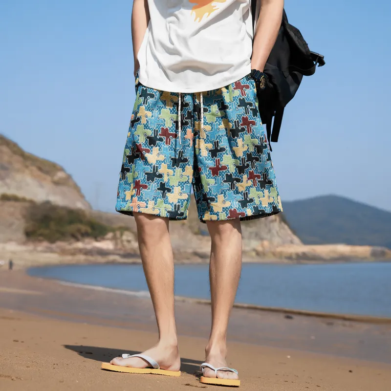 GSUE Casual Shorts Summer Unisex-19