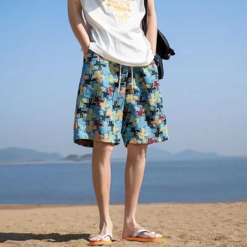 GSUE Casual Shorts Summer Unisex-17