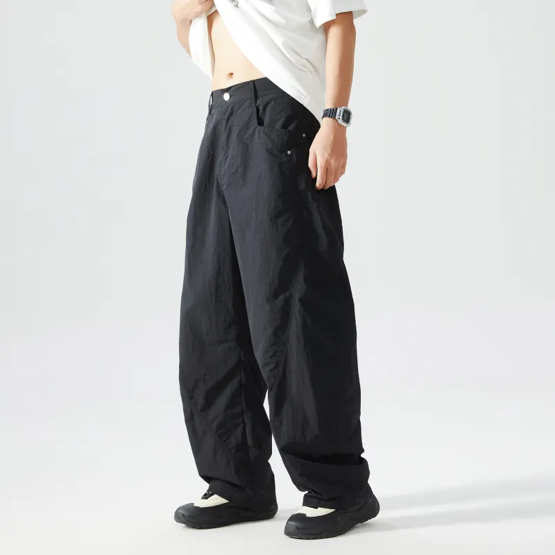 GSUE Cargo Pants Unisex Black-8