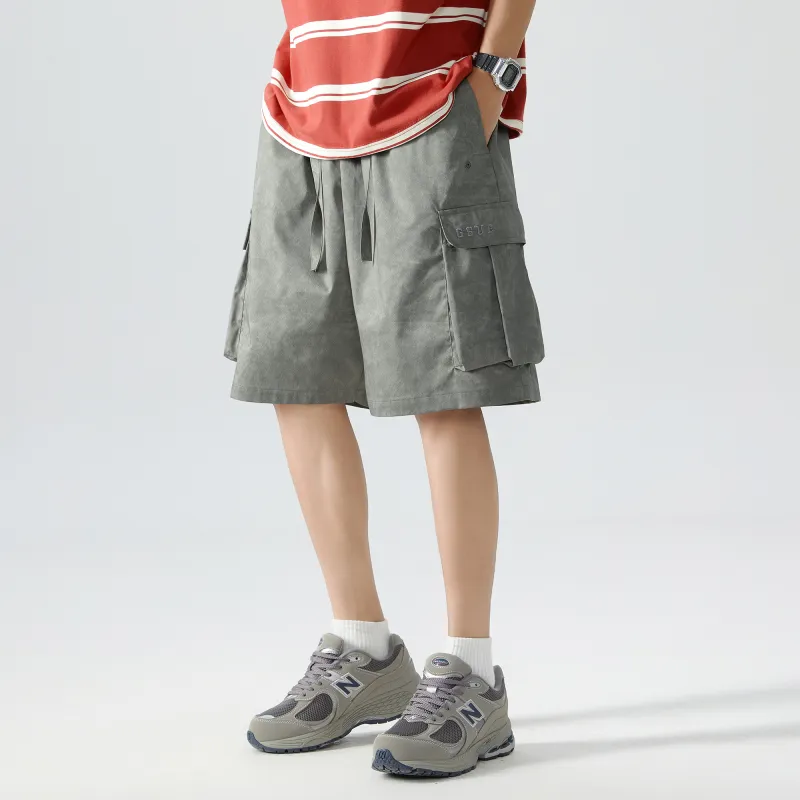 GSUE Cargo Shorts Summer Unisex-5