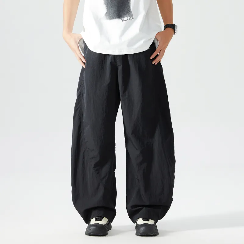 GSUE Cargo Pants Unisex Black-2