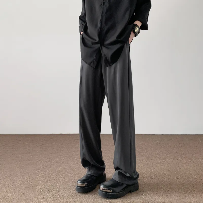 GSUE Suit Trouser Unisex Matte Black-24