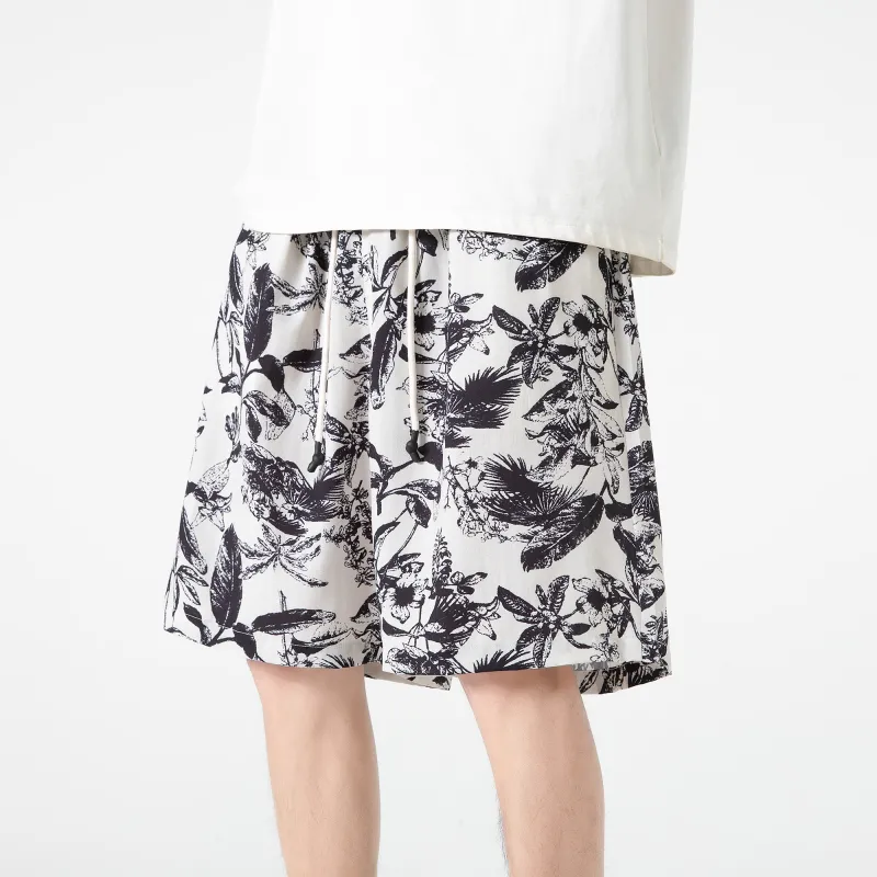 GSUE Casual Shorts Summer Unisex Cuban Apricot-4