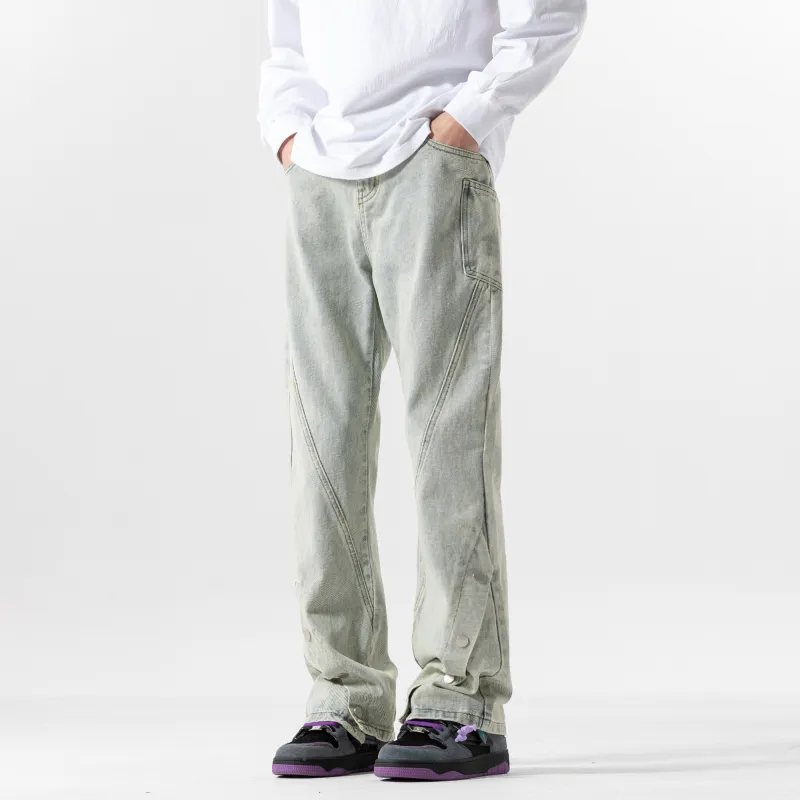 PAINT STAIN Jeans Unisex-57