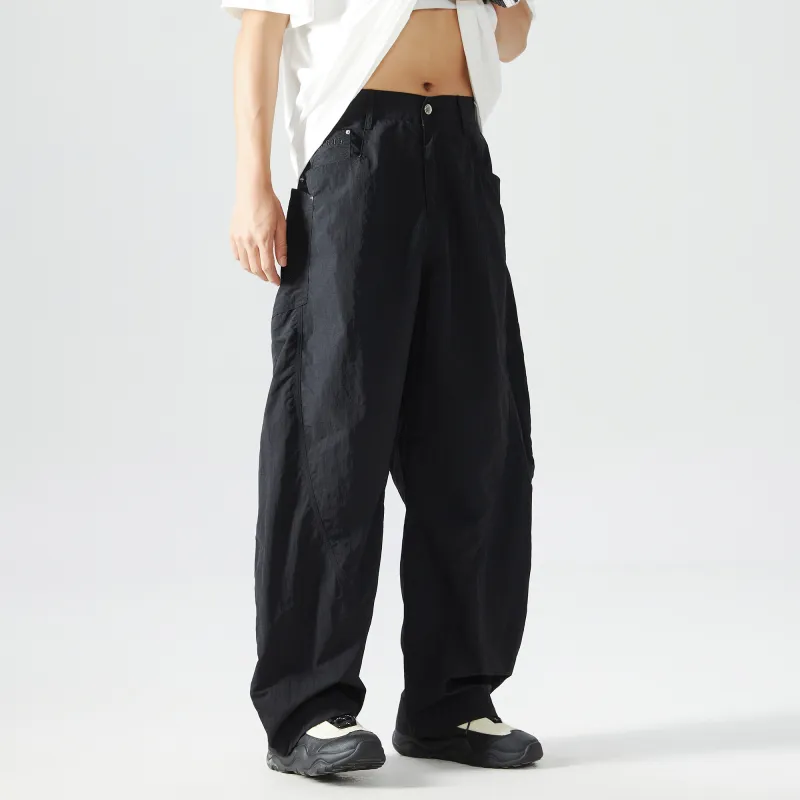 GSUE Cargo Pants Unisex Black-4