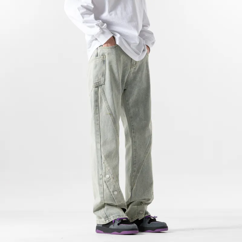 PAINT STAIN Jeans Unisex-56