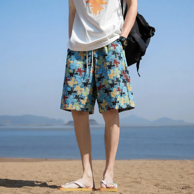 GSUE Casual Shorts Summer Unisex-15
