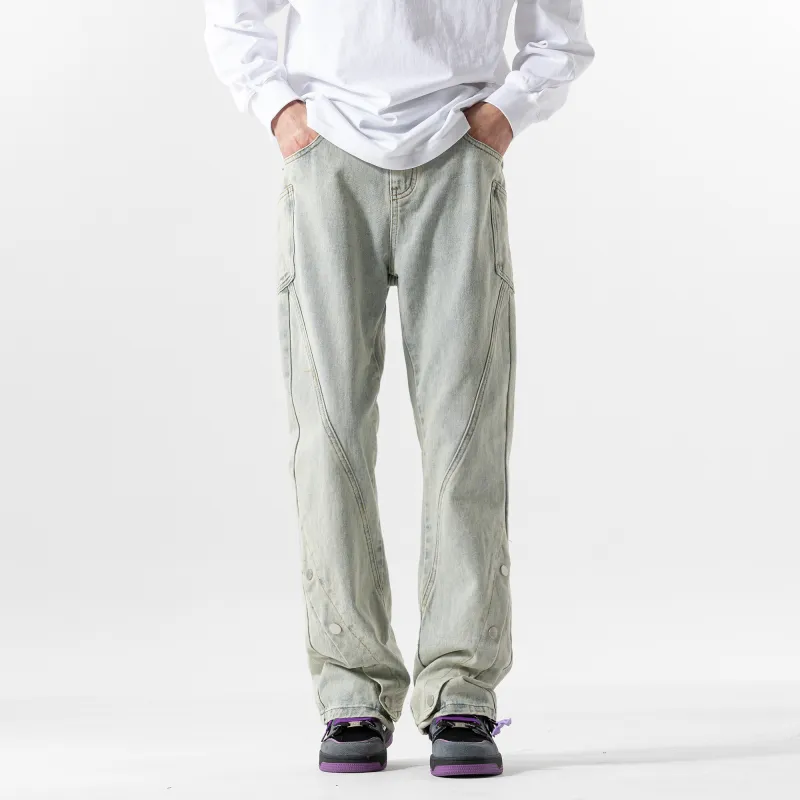 PAINT STAIN Jeans Unisex-54