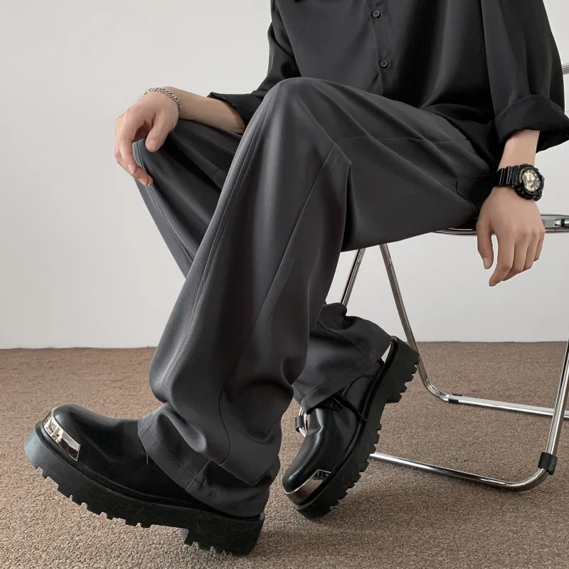 GSUE Suit Trouser Unisex Matte Black-29