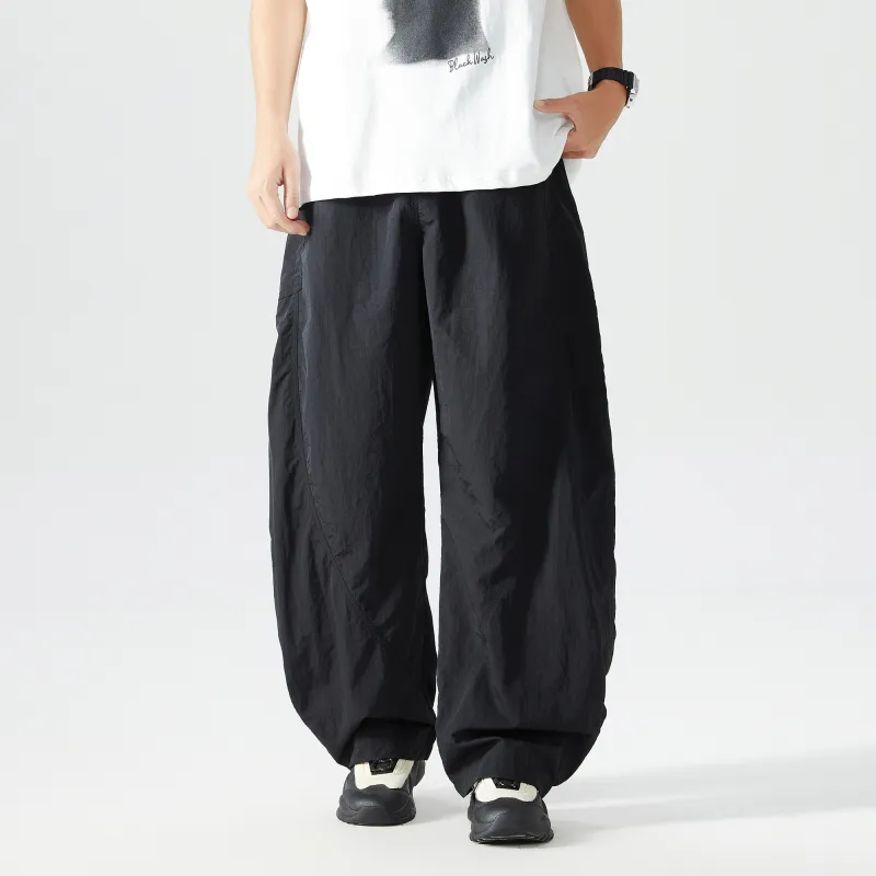 GSUE Cargo Pants Unisex Black-5