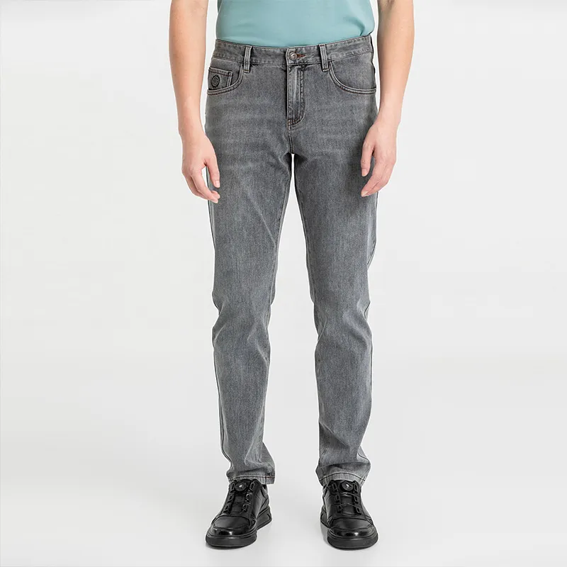 BRAUN BUFFEL Jeans Men's Light Gray-3