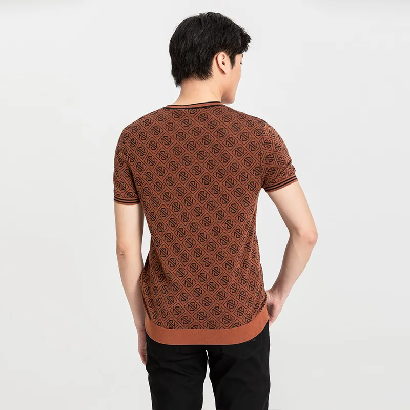 BRAUN BUFFEL T Shirt Men's Yellow Brown-3
