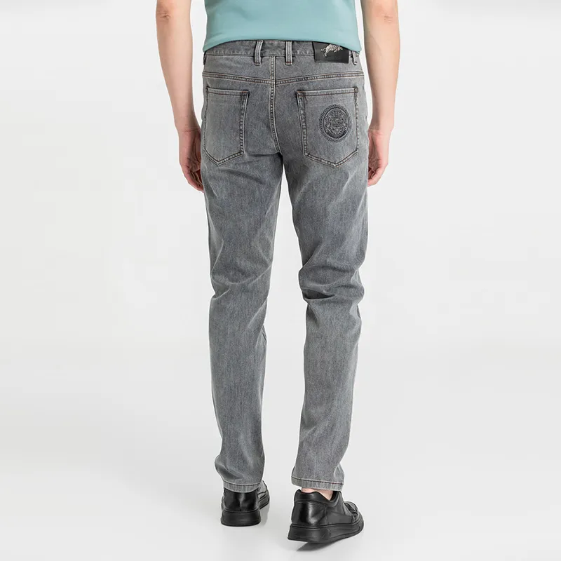 BRAUN BUFFEL Jeans Men's Light Gray-4